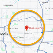 Ellenberger Park Map for Pickleball